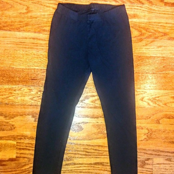 Girls Black Leggings - Picture 2 of 4